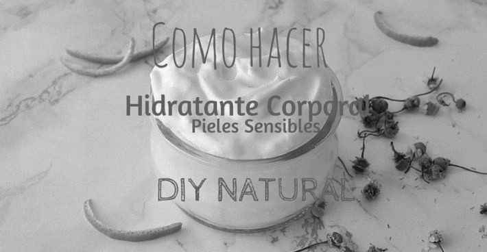 Crema corporal hidratante para pieles sensibles